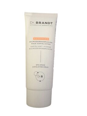 Dr. Brandt White Tube Facial Exfoliator with Peach Accent